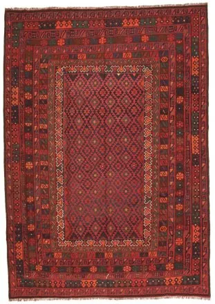 Tapis Kilim Rouge