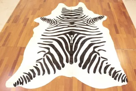Tapis peau de zebre