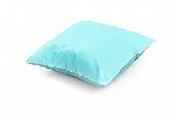 Coussin en velours (turquoise) (housse de coussin) 45 x 45 cm