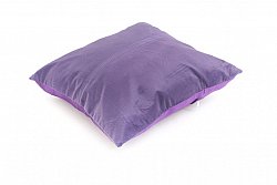 Coussins en velours de soie (violet) (Housse de coussin) 45 x 45 cm