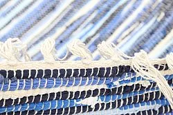 Tapis chiffons de Strehög of Sweden - Tulka (bleu)