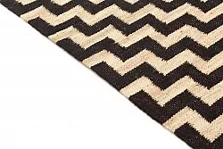 Tapis en jute - Cabana (beige/noir)