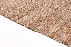 Tapis en chanvre - Alamar (beige/marron)