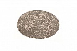 Tapis chiffons - Cassis (rond) (gris)