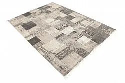 Tapis patchwork - Bastia (gris)