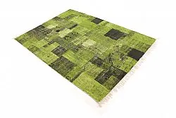 Tapis patchwork - Devenport (vert)