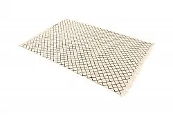 Tapis patchwork - Agadir (noir/blanc)