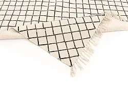 Tapis patchwork - Agadir (noir/blanc)