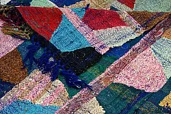 Tapis berbère marocain Boucherouite 140 x 290 cm