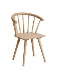 Chaise - Astrid (pigmenté blanc) - 2 pièces