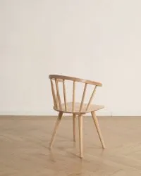 Chaise - Astrid (pigmenté blanc) - 2 pièces
