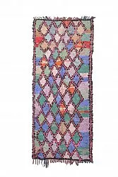 Tapis Marocain Berbère Boucherouite 245 x 100 cm