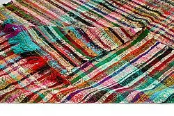 Tapis berbère marocain Boucherouite 160 x 300 cm