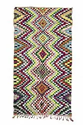 Tapis berbère marocain Boucherouite 315 x 170 cm