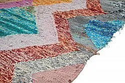 Tapis berbère marocain Boucherouite 135 x 260 cm