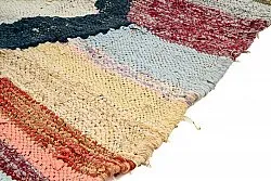 Tapis berbère marocain Boucherouite 135 x 215 cm