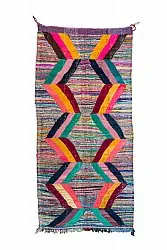 Tapis berbère marocain Boucherouite 150 x 325 cm