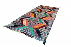 Tapis berbère marocain Boucherouite 150 x 325 cm
