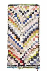 Tapis Marocain Berbère Boucherouite 210 x 115 cm
