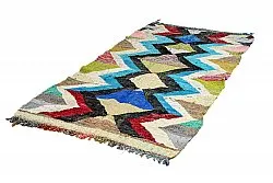 Tapis berbère marocain Boucherouite 125 x 250 cm
