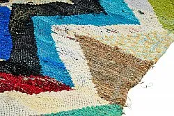 Tapis berbère marocain Boucherouite 125 x 250 cm