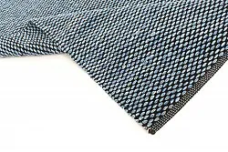 Tapis en patchwork - Tuva (bleu)