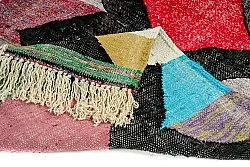 Tapis berbère marocain Boucherouite 120 x 230 cm
