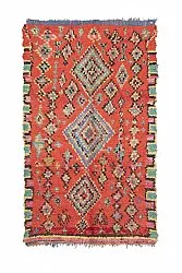 Tapis Marocain Berbère Boucherouite 245 x 140 cm