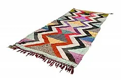Tapis berbère marocain Boucherouite 140 x 305 cm