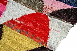 Tapis berbère marocain Boucherouite 145 x 270 cm
