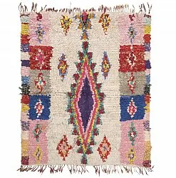 Tapis Marocain Berbère Boucherouite 155 x 120 cm
