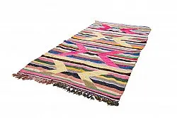Tapis berbère marocain Boucherouite 135 x 260 cm