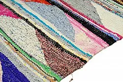 Tapis berbère marocain Boucherouite 145 x 250 cm
