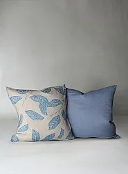 Housse de coussin lot de 2 - Morris (bleu)