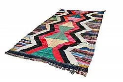 Tapis berbère marocain Boucherouite 165 x 290 cm
