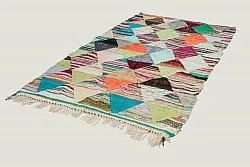 Tapis berbère marocain Boucherouite 140 x 250 cm