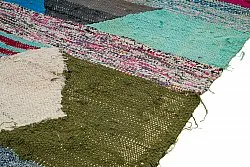 Tapis berbère marocain Boucherouite 145 x 250 cm