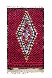 Tapis berbère marocain Boucherouite 255 x 145 cm