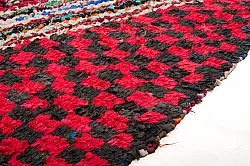 Tapis berbère marocain Boucherouite 255 x 145 cm