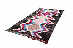 Tapis berbère marocain Boucherouite 150 x 315 cm