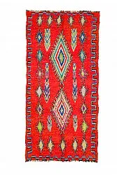Tapis berbère marocain Boucherouite 285 x 135 cm