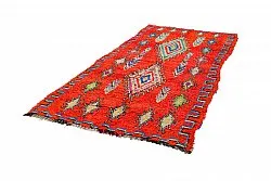 Tapis berbère marocain Boucherouite 285 x 135 cm