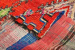 Tapis berbère marocain Boucherouite 285 x 135 cm