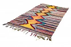 Tapis berbère marocain Boucherouite 150 x 285 cm