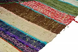 Tapis berbère marocain Boucherouite 115 x 215 cm