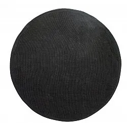 Tapis rond (sisal) - Agave (noir)