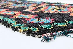 Tapis berbère marocain Boucherouite 370 x 145 cm