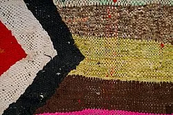 Tapis berbère marocain Boucherouite 130 x 260 cm