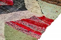 Tapis berbère marocain Boucherouite 135 x 230 cm