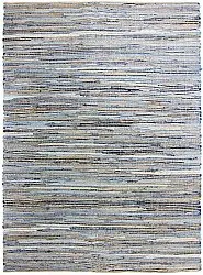 Tapis patchwork - Darsi (bleu/beige)